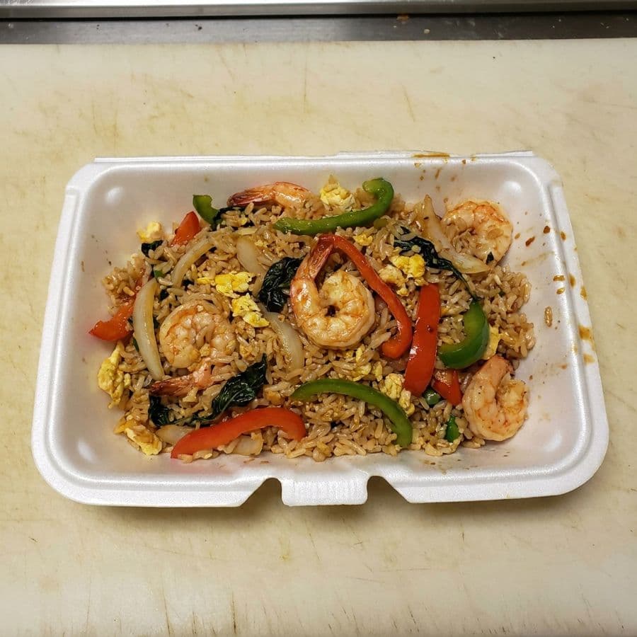 Ka Pao Fried Rice (Has Shrimp)