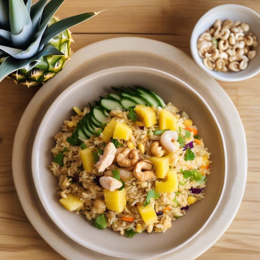 Pineapple Fried Rice (Has Nuts)